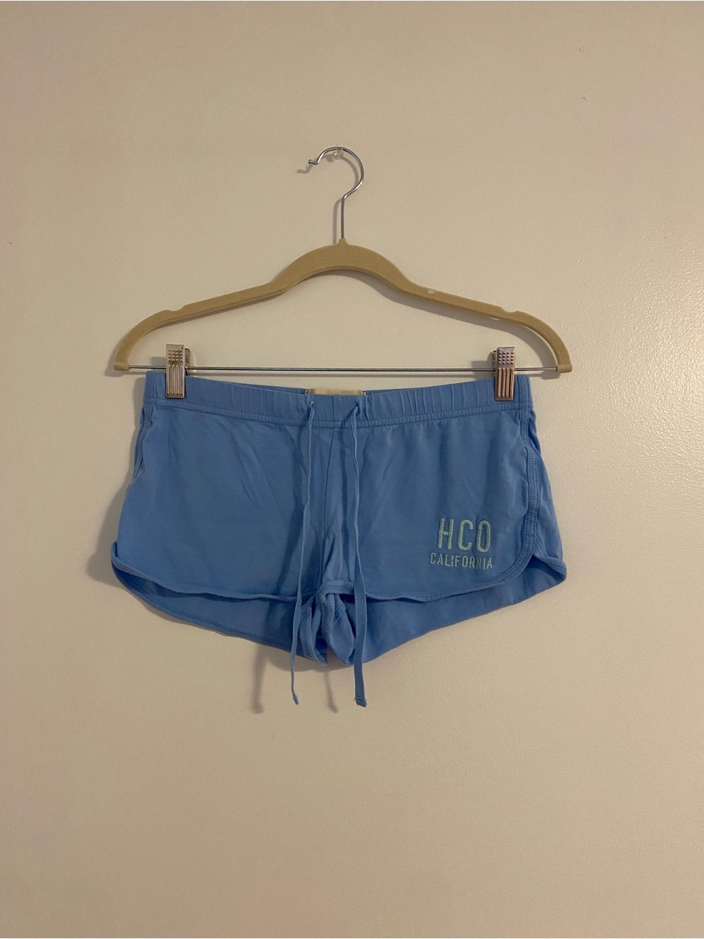 Hollister Sky Blue Athletic Lounge Shorts
